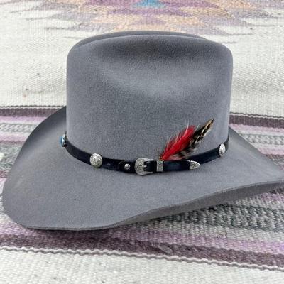 #16 â€¢ Custom Made Bee Cowboy Hat Size 7 1/4
