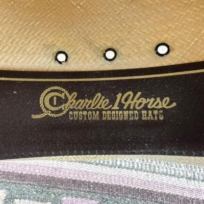 #15 â€¢ Charlie 1 Straw Cowboy Hat Size 7 1/8
