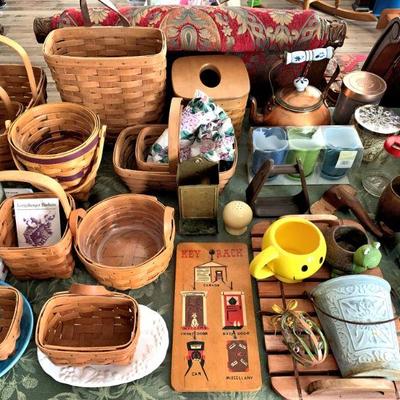 Small Longaberger baskets and more