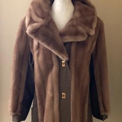Several mink coats in the sale