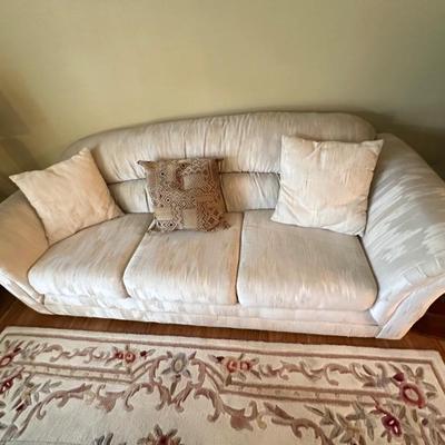 approx. Couch - 89x35x26 with 3 pillows
