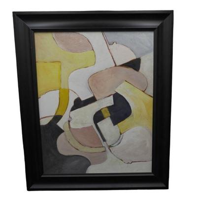 GARY MILES "ABSTRACT 38" OIL PAINTING