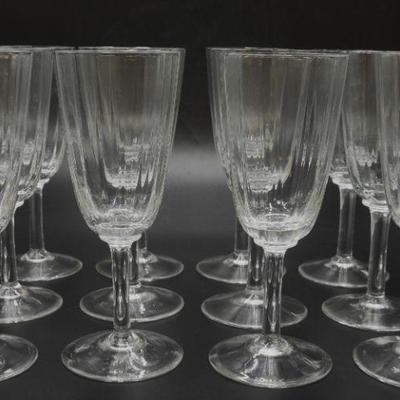 12 DANSK CRYSTAL URSULA WATER GOBLETS