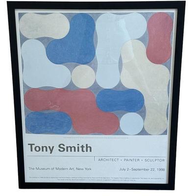 TONY SMITH MOMA EXHIBITION POSTER 1998