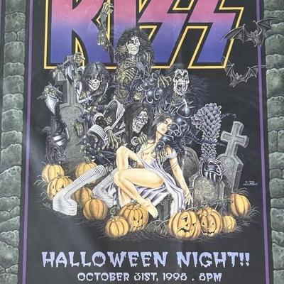 Kiss Original October 1998 Concert Poster