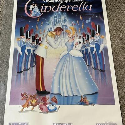 CINDERELLA, R-1987 One Sheet Poster