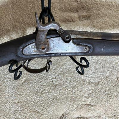 U.S. 1862 BRIDESBURG CIVIL WAR RIFLE | The 1861 Model made by Alfred Jenks & Son, Bridesburg PA. Percussion Lock is marked 