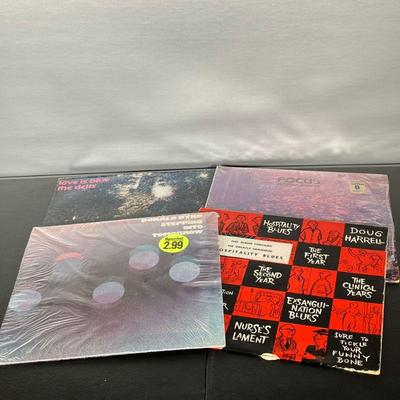 (4PC) DONALD BYRD, DOUG HARRELL, THE DELLS & FOCUS RECORDS VINYL | BN-LA368-G: ABC-364; LPS 829; SAS-7401.
