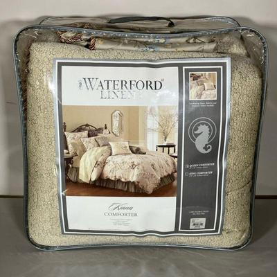 WATERFORD LINENS QUEEN COMFORTER | Kianna Comforter in Queen size in original packaging. Listed price on packaging $440. Dry Clean only....
