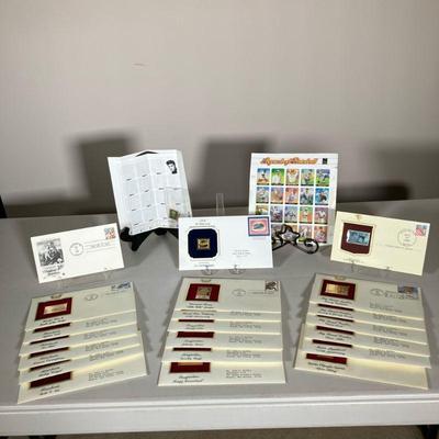 EPHEMERA & PHOTOS OF CRUISES, TRAVELS IN AMERICA & EUROPE | Postal Commemorative Society First Day of Issue and Gold Stamp...