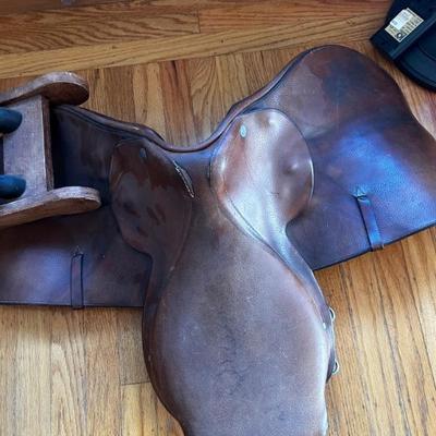 Hermes leather saddle 