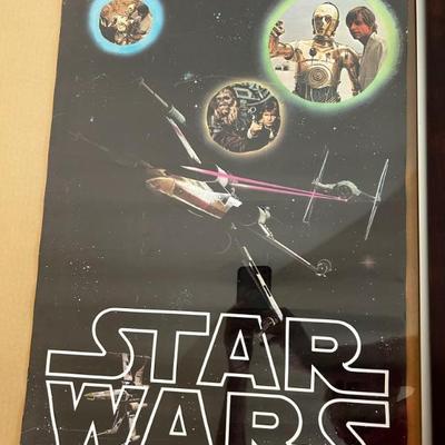 vintage 1977 Star Wars Poster 