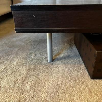 black lacquered coffee table 