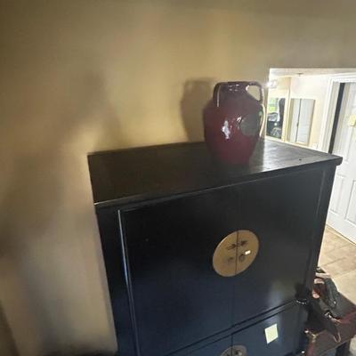 Chinese wedding cabinet black
