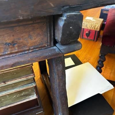 Antique console table purchased in Barcelona 