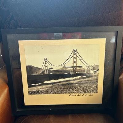 San Francisco photo framed 