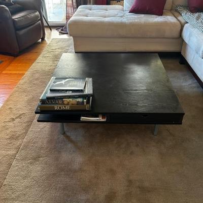 black lacquered coffee table 