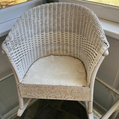 Childâ€™s wicker rocket