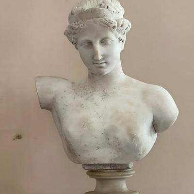  Grand Tour marble bust of Hebe