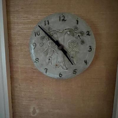 Whimsical wall clock