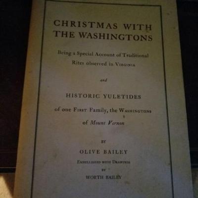 Book - Christmas With The Washingtons by Olive Bailey