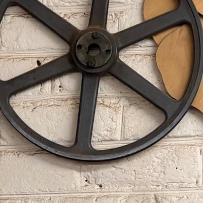 Vintage pulley wheel