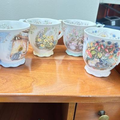Royal Doulton Brambly Hedge seasons mugs