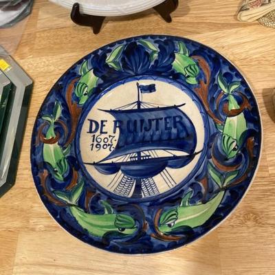 Rare de Ruijter Viking ship plate from Denmark
