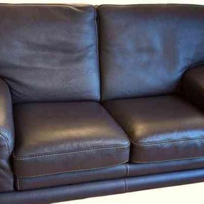 Leather couch furniture 