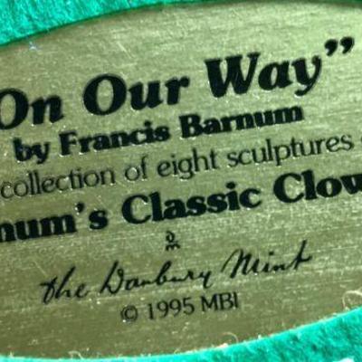 Danbury Mint clown collectibles (Barnum's Classic Clowns)