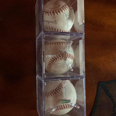 Rare signed baseballs