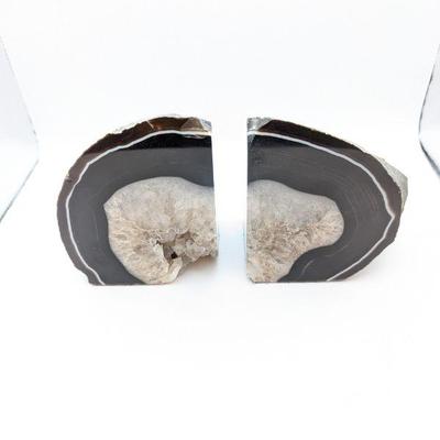 Agate Geode Bookends 5