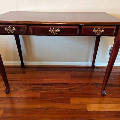 Console/ Entry Hall Table 42â€ Ã— 22â€ Ã— 30â€ high. Single center drawer 9â€ Ã— 12â€