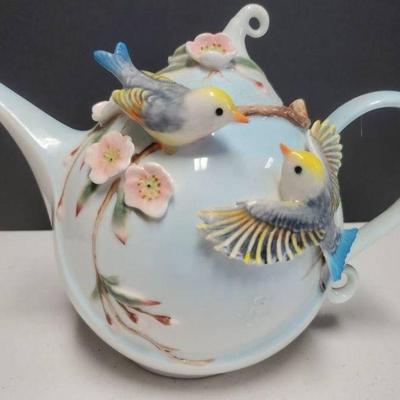 Pier 1 Porcelain Tea Pot