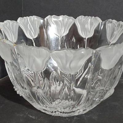 Block Tulip 9.5" Bowl
