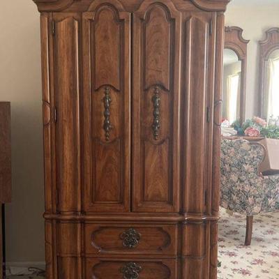 Thomasville American Walnut Armoire