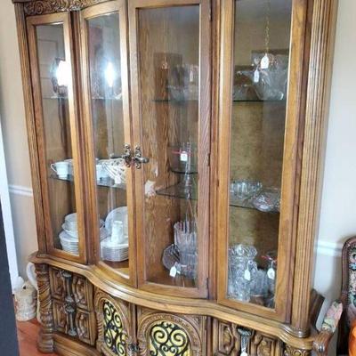Wonderful Mediterranean China Cabinet