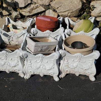 Metal Planters X6 (14Ã—14Ã—13")