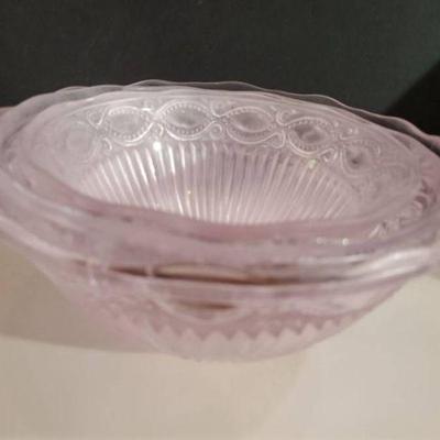 Pink Serving Bowl Set