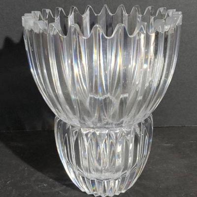 Mikasa Ice Palace 9" Crystal Vase
