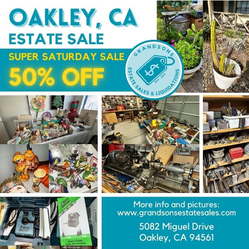 GRANDSON’S VINTAGE OAKLEY ESTATE SALE ““ FEATURING TOOLS & GARDEN 50