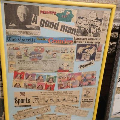 VTG Newspaper comics on Display