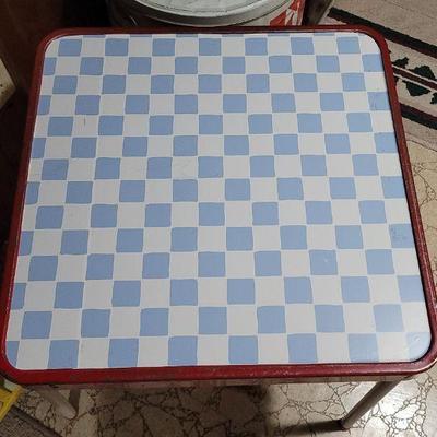 Checkerboard Child's table 