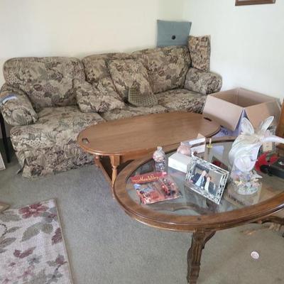 $25ea sofa, coffee, tables