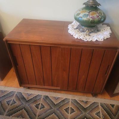 Mid century stereo cabinet