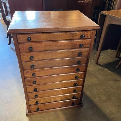 Antique Watchmaker's Crystal Cabinet