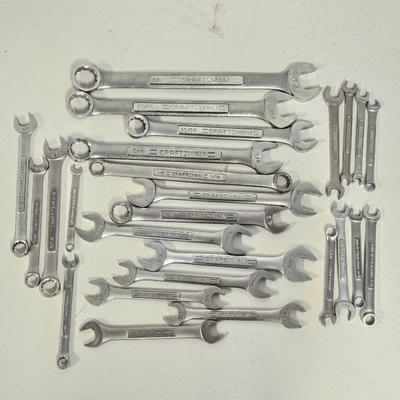 Set of 26 Craftsman Combination Wrenches