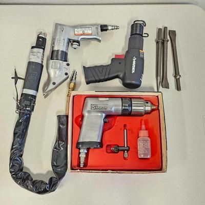 Pneumatic Snap-On Drill - Ingersoll Rand Shears and Husky Air Hammer