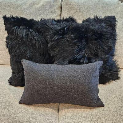 Lot of Three Throw Pillows- Two 18