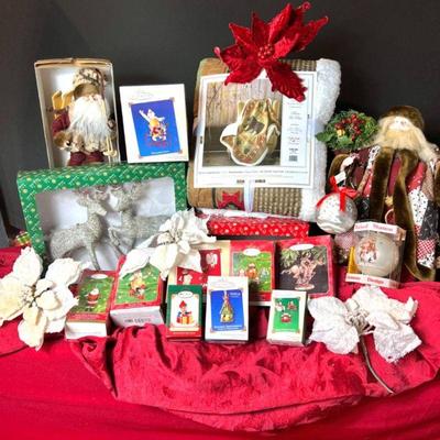 Country Cabin Christmas Decor- New Bear Quilted Sherpa Throw, New Dillard's and Hallmark Ornaments and MORE!